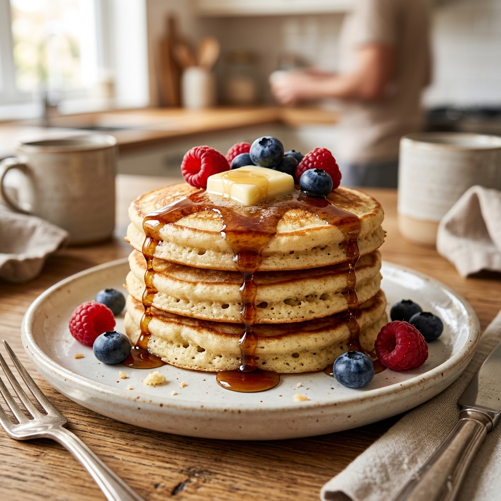 Fluffy Keto Almond Flour Pancakes