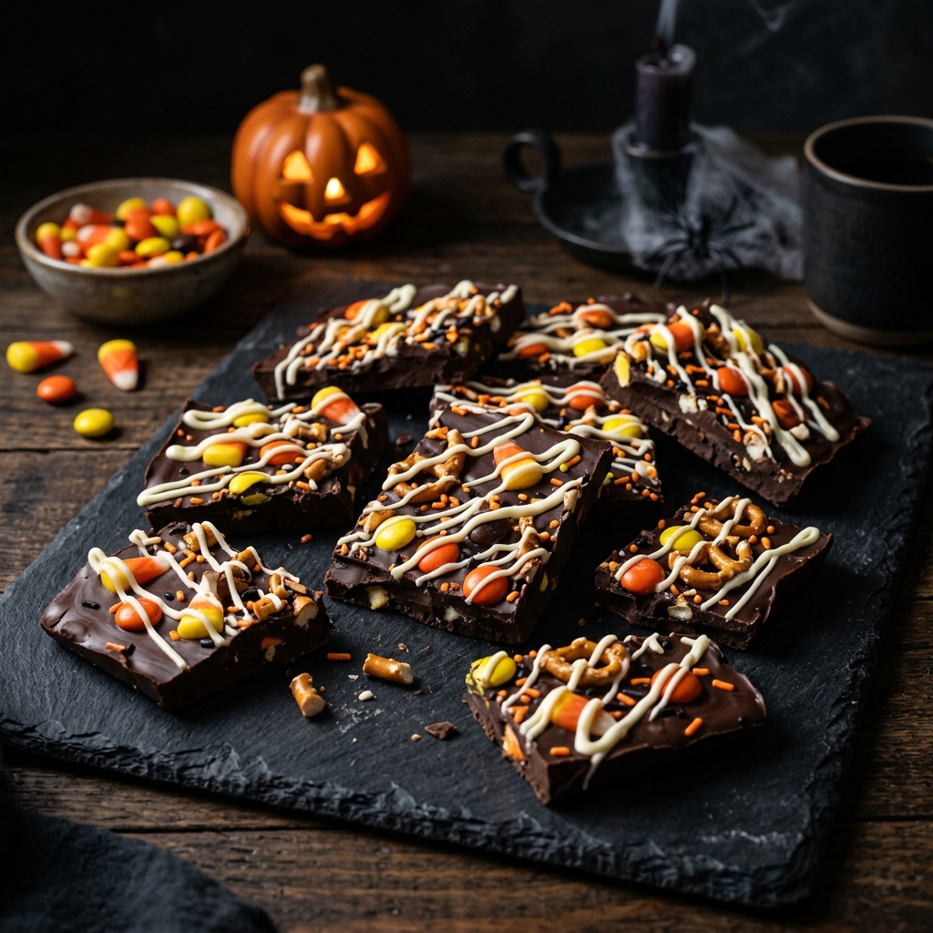 Halloween Candy Bark