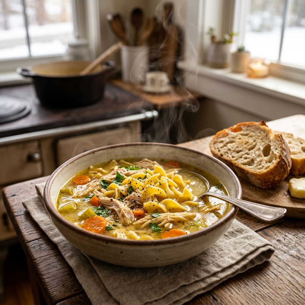 Homemade Chicken Noodle Soup