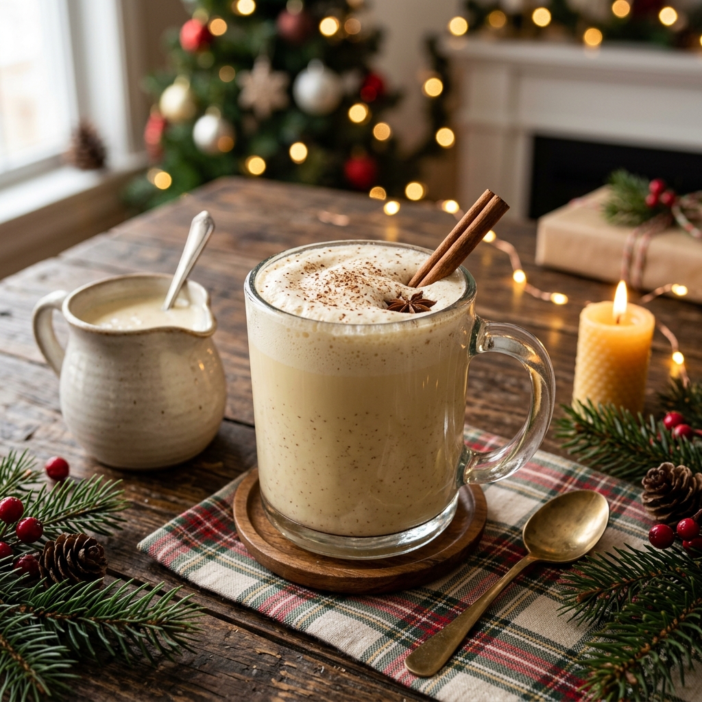 Homemade Eggnog (Cooked Custard Style)