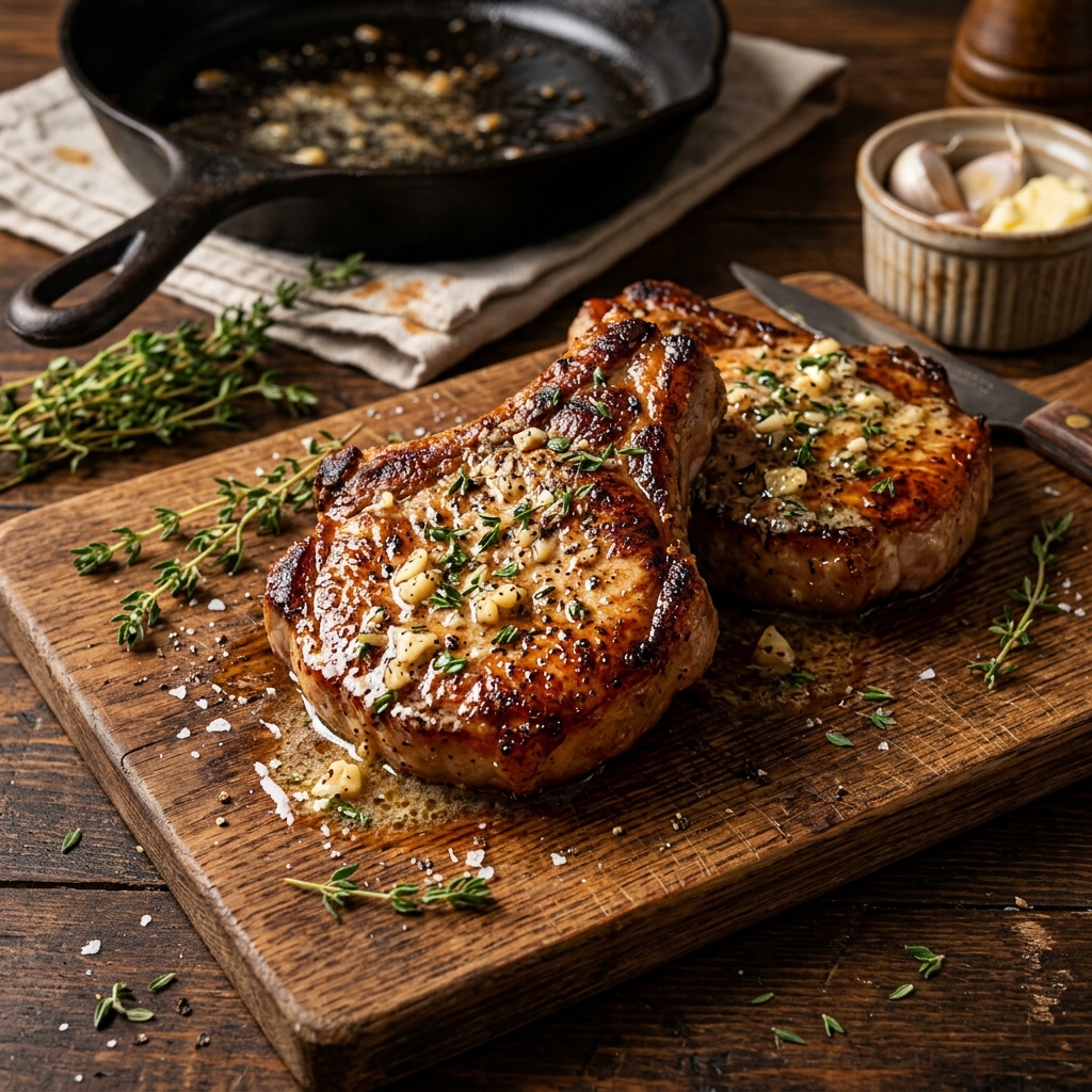 Pan-Seared Pork Chops