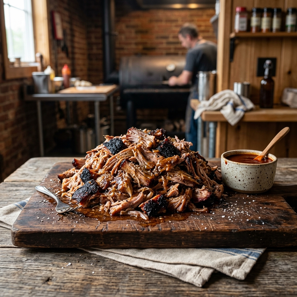 Texas-Style Smoked Pork Shoulder